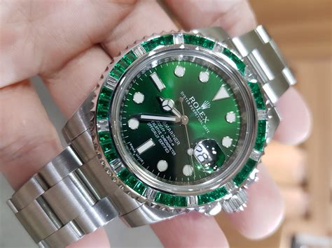 emerald green submariner rolex|rolex green submariner for sale.